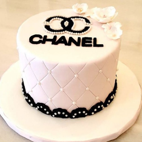 Chanel Theme Customized Cake Delivery in Noida