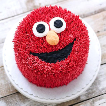 Elmo Cream Cake Elmo Cream Cake