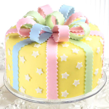 Yellow Birthday Designer Cake Yellow Birthday Designer Cake
