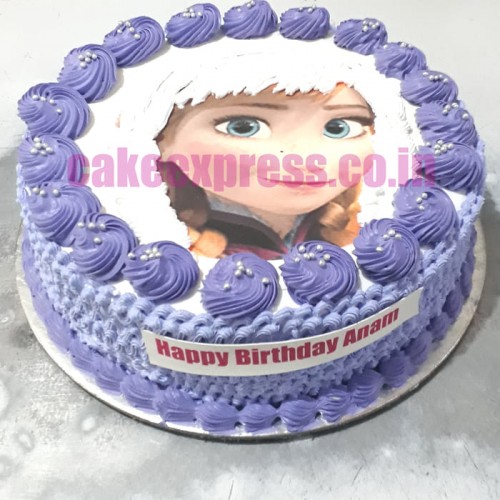 Anna Frozen Photo Cake Delivery in Noida