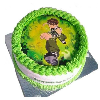 Ben 10 Photo Cake