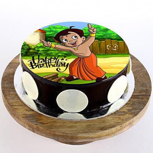 Chota Bheem Birthday Chocolate Cake Delivery in Noida