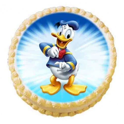 Donald Duck Photo Cake Delivery in Noida