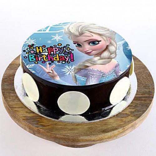 Frozen Princess Elsa Chocolate Cake Delivery in Noida