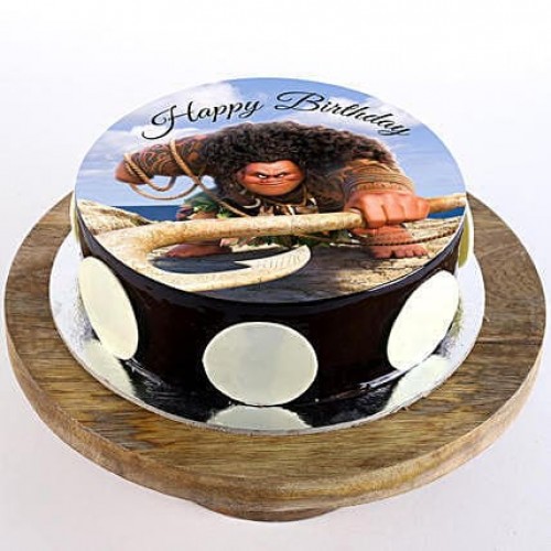 Maui Chocolate Photo Cake Delivery in Noida