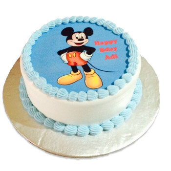 Mickey Mouse Photo Cake