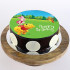 Pooh & Piglet Chocolate Photo Cake