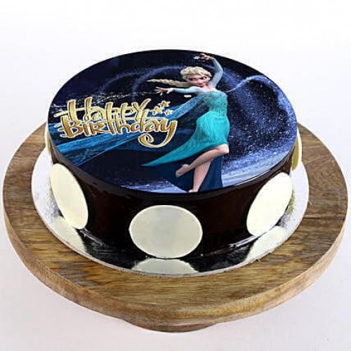 Princess Elsa Chocolate Cake Delivery in Noida