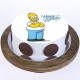 Simpsons Pineapple Photo Cake Delivery in Noida