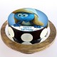 Smurfette Chocolate Photo Cake Delivery in Noida