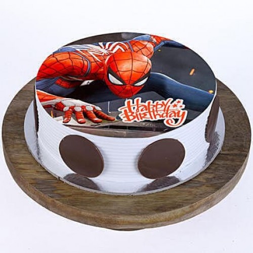Spiderman Pineapple Cake Delivery in Noida