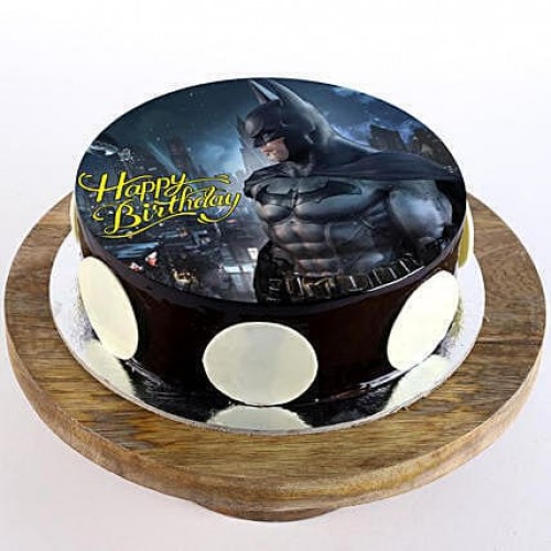 The Batman Chocolate Photo Cake Delivery in Noida