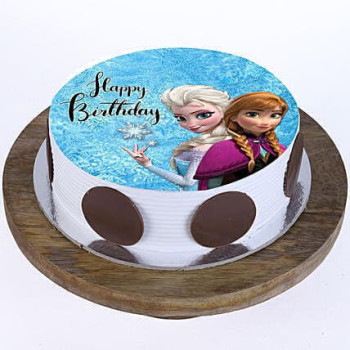 The Frozen Pineapple Photo Cake
