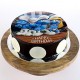 The Smurfs Chocolate Photo Cake Delivery in Noida