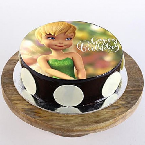 Tinker Bell Chocolate Photo Cake Delivery in Noida