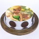 Tinkerbell Pineapple Photo Cake Delivery in Noida