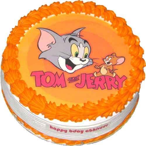 Tom & Jerry Photo Cake Delivery in Noida