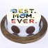 Best Mom Ever Pineapple Photo Cake