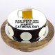 Dad Loves Beer Chocolate Photo Cake Delivery in Noida