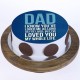 Loving Dad Pineapple Photo Cake Delivery in Noida