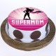 Supermom Pineapple Photo Cake Delivery in Noida