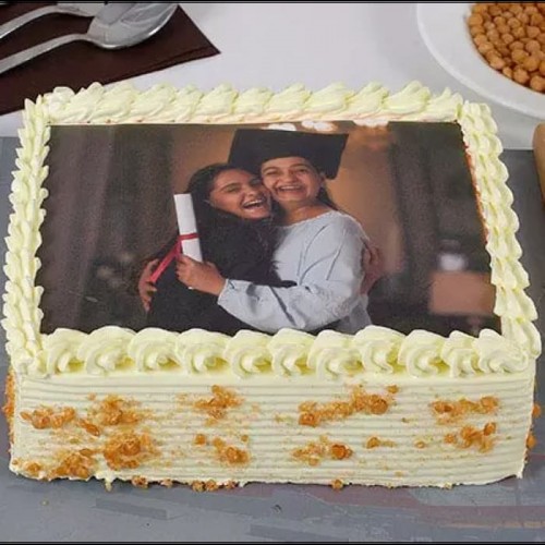 Butter Scotch Personalized Photo Cake Delivery in Noida