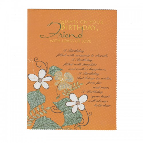 Friend Birthday Card Small Delivery in Noida