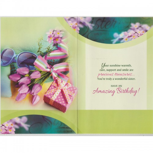 Sister Birthday Card Small Delivery in Noida