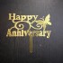 Happy Anniversary Golden Tag