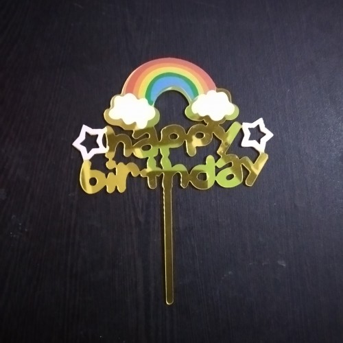 Happy Birthday Rainbow Tag Delivery in Noida