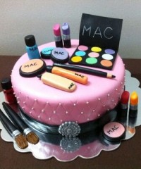 Fashion and Makeup Theme Cakes