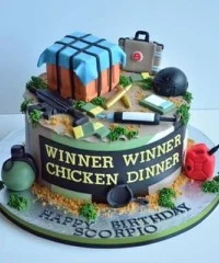 PUBG Theme Cakes