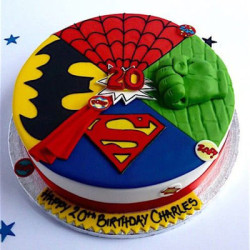 Super Heroes Cakes