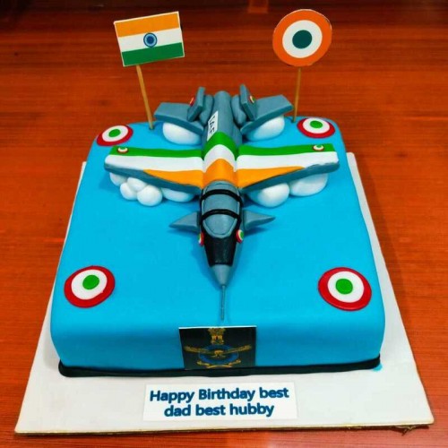 Indian Air Force Fighter Jet Theme Cake in Noida