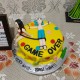 Game Over Theme Bachelor Party Cake Delivery in Noida