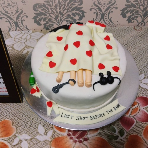 Last Shot Before The Knot Bachelorette Cake Delivery in Noida