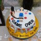 Game Over Bachelorette Theme Cake in Noida
