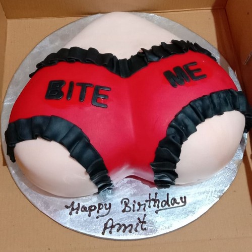 Bite Me Naughty Butt Cake Delivery in Noida