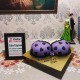 Purple Bra Polka Dot Fondant Cake Delivery in Noida
