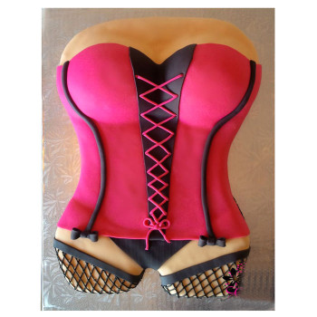 Women Body Naughty Fondant Cake Women Body Naughty Fondant Cake