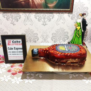 Old Monk Bottle Cream Cake Old Monk Bottle Cream Cake