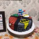 Avengers Birthday Fondant Cake Delivery in Noida