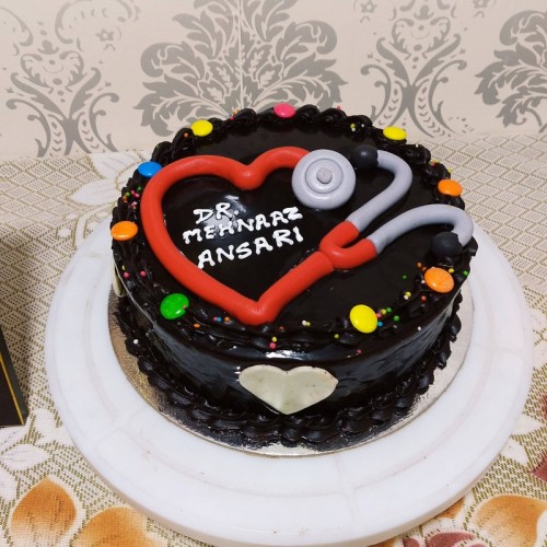Regular Doctor Theme Chocolate Cake Delivery in Noida