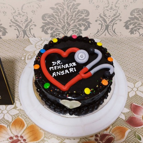Regular Doctor Theme Chocolate Cake Delivery in Noida