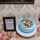 Iron Man Round Photo Cake Delivery in Noida