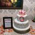 2 Tier Pink Crown Fondant Cake