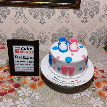 Baby Feet Baby Shower Cake