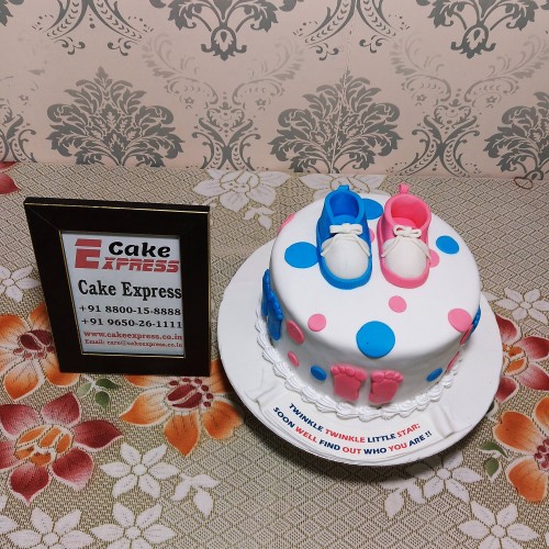Baby Feet Baby Shower Cake Delivery in Noida