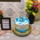 Baby 1st Birthday Fondant Cake in Noida