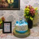 Baby 1st Birthday Fondant Cake in Noida